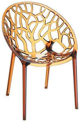 Crystal Столички Трапезария от полипропилен Амбър 4бр 59x60x80бр