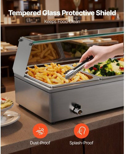 Vevor Sauce Heating Buffet Machine 1500W
