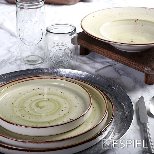 Espiel Terra Plate Pasta made of Porcelain with Diameter 27cm