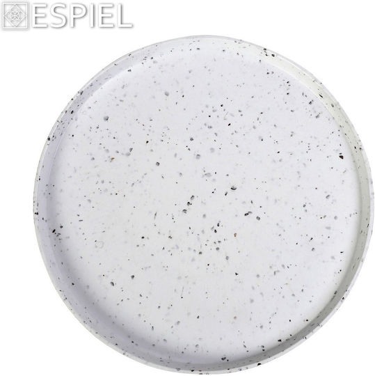Espiel White Mosaico Farfurie joasă din Melamină cu Diametru 32cm Espiel White Mosaico Farfurie joasă din Melamină cu Diametru 32cm