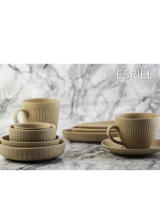 Espiel Sand Чиния Пустинята Триъгълник Керамика Бежов 15x8.5см 6бр