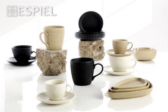 Espiel Sand Чиния Пустинята Триъгълник Керамика Бежов 15x8.5см 6бр