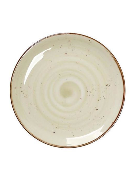 Espiel Terra Plate Desert made of Porcelain Green with Diameter 19cm 6pcs
