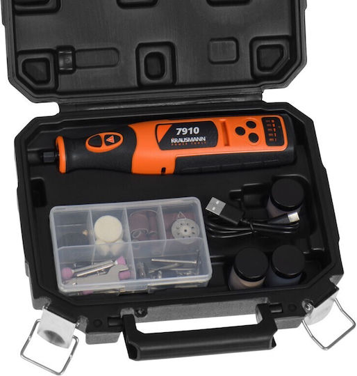 Krausmann Mini Electric Rotary Multi Tool 8V 1x2.5Ah with Speed Control 7910