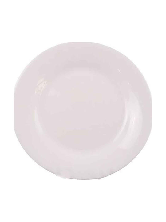 Max Home Πιάτο Ρηχό από Πορσελάνη με Διάμετρο 25.5cm