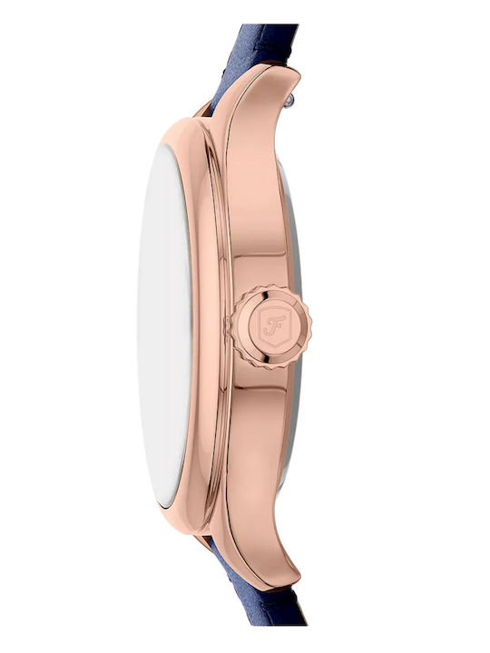 Fossil Кварцов Часовник с Кожена Каишка