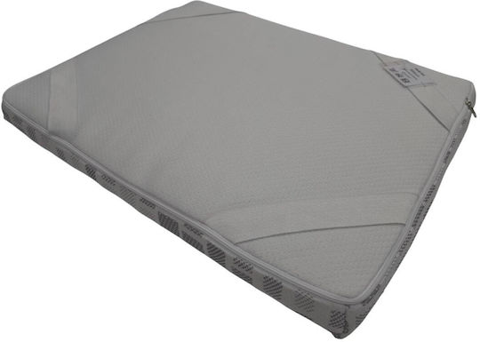 Politishome Mattress Topper Noctis Plus Noctis Plus Single Memory Foam with Removable Cover & Elastic Straps 80x200x6cm