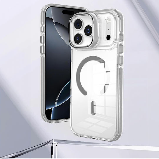 Θήκη Iphone 17 Pro Magsafe Βάση Διαφανής Γκρι Λεπτομέρειες