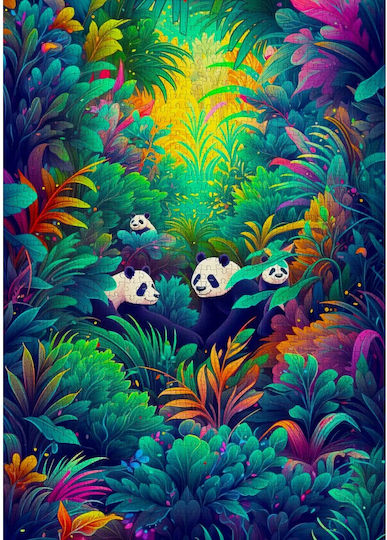 Panda Haven Puzzle 2D 1000 Piese