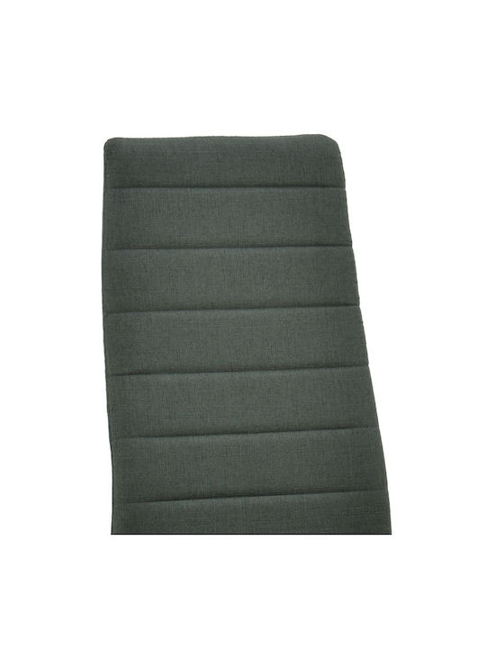 Parker Dining Room Fabric Chair Anthracite 39.5x48x95cm