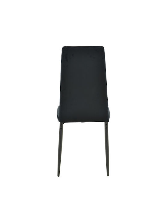 Parker Dining Room Velvet Chair Black Shade 39.5x48x95cm