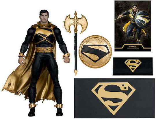 Dc Multiverse Superman Future State Knightmare Gold Label De Todd Mcfarlane Figurina De Acțiune 18cm