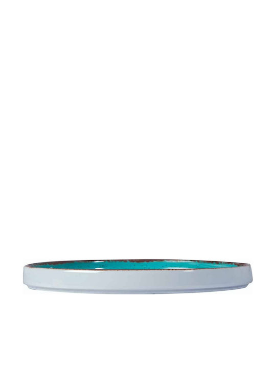 GTSA Flat Plate Shallow made of Porcelain with Diameter 21cm 6pcs