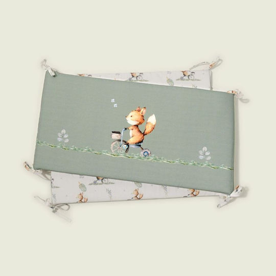 Baby Oliver Crib Bumpers Classic Inside Mint 34cm