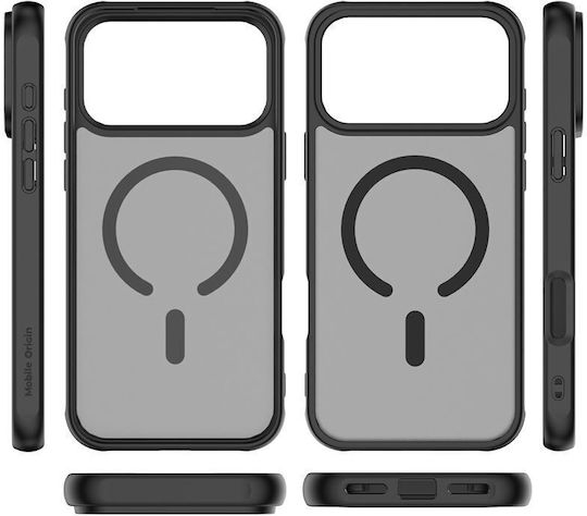 Mobile Origin Back Cover Σιλικόνης 1.5mm Μαύρο (iPhone 17 Pro Max)