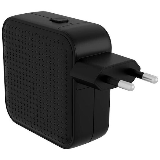 Hyper Hyperjuice 70w Usb-c Gan Travel Charger 3c+1a Black