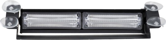 Vencore 6855-10017 Μπάρα Led Cree Cxb Cob Παρμπρίζ Αυτοκινήτου Βεντούζες Φωτισμό Έκτακτης Ανάγκης Μονού Χρώματος Πορτοκαλί 12-24v 6855-10017