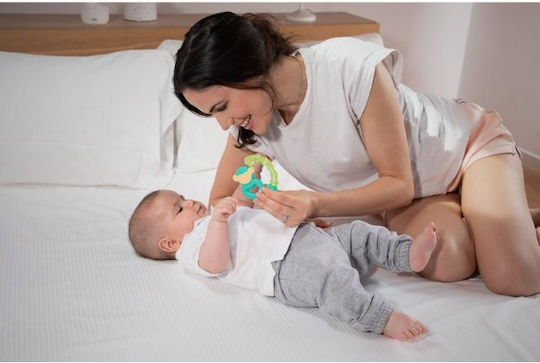 Chicco Silicone Teething Ring for 4 m+ Green