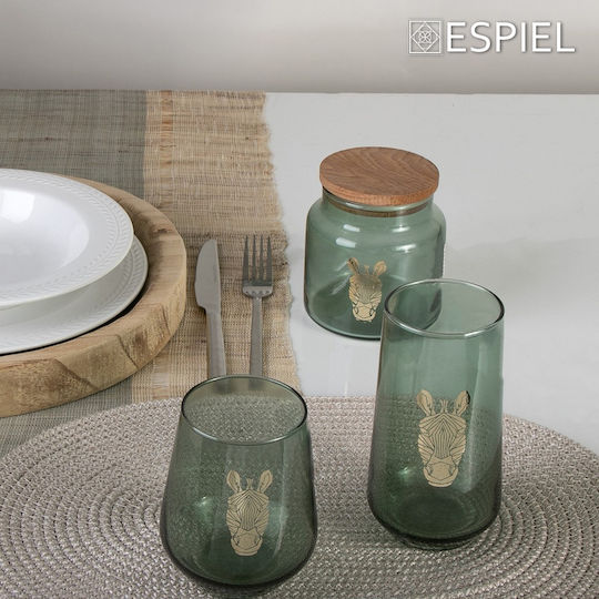 Espiel Jungle Zebra Ποτήρι Ουίσκι από Γυαλί 425ml