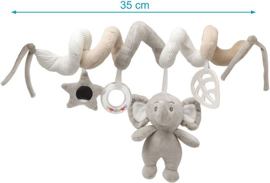 Kiokids Hängende Babyspielzeuge Spirale für Kinderbett und Kinderwagen Elefant für Neugeborene