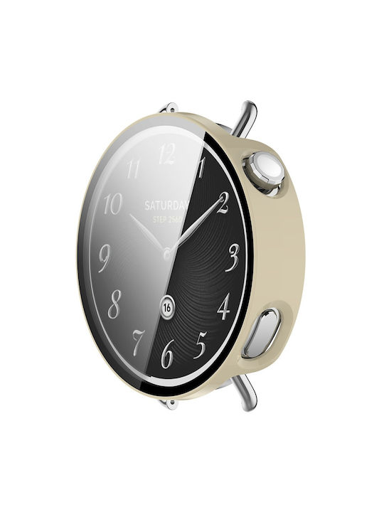 Hülle + Glas Xiaomi Watch S4 41mm Beiges