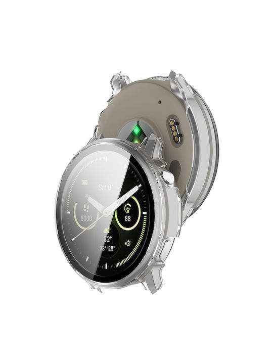 2 1 Tragbare Hülle + Glas Garmin Venu 4 41mm Transparent