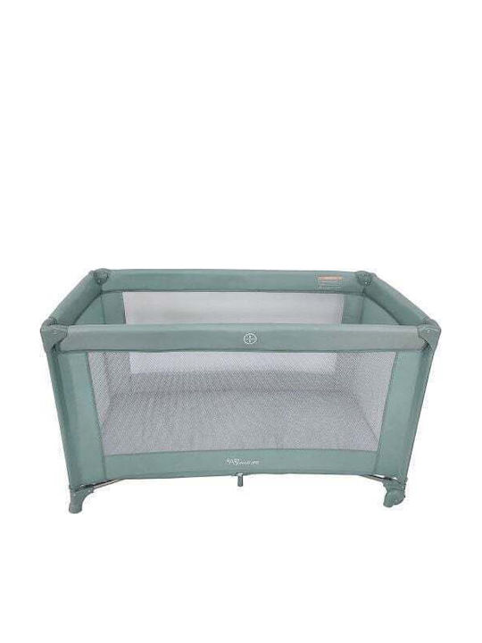 Baby Adventure Dream Playpen 2 Levels with Mattress Green 120x60cm