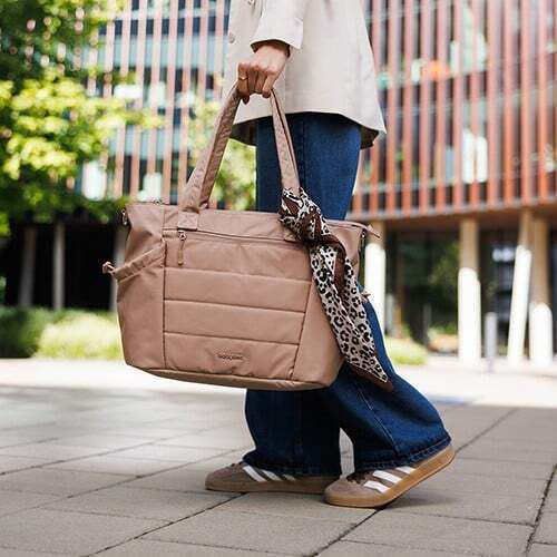 Babyono Shoulder Bag / Handbag Diaper Bag Cami Beige 45x12x30cm