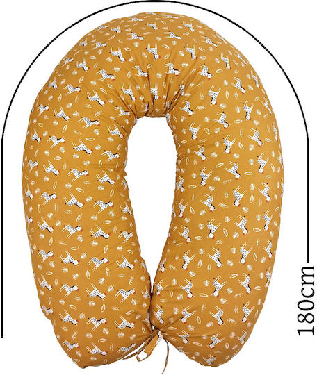 Baby Star Pregnancy & Nursing Pillow White D058-FOREST FRIENDS 180cm