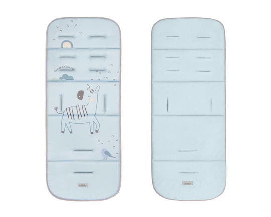 Kikka Boo Κάλυμμα Καροτσιού Stripy Friends 32x82x5εκ. Μπλε