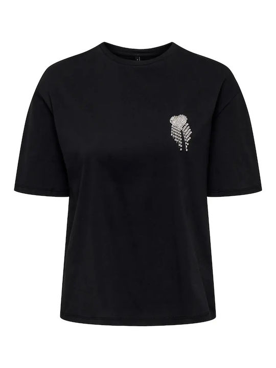 Γυναικείο T-shirt Μαύρο