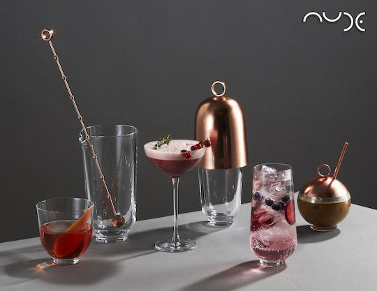 Espiel Nude Hepburn Set of Glasses Cocktail/Drinking made of Crystal in White Color 6pcs