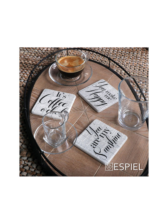 Espiel New Bistro Set Gläser Bier, μπίρας aus Kupfer 510ml 6Stück