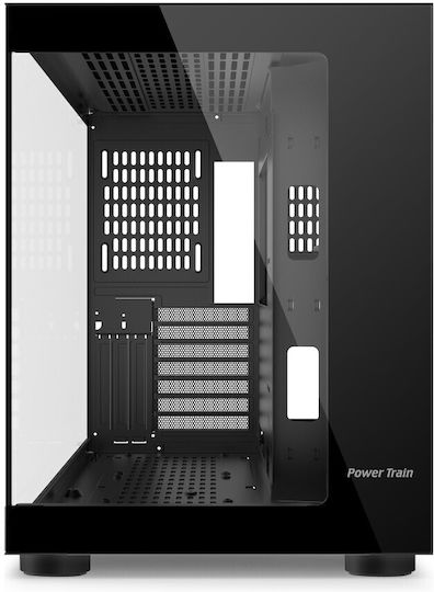 Power Train Midi Tower Κουτί Υπολογιστή Μαύρο