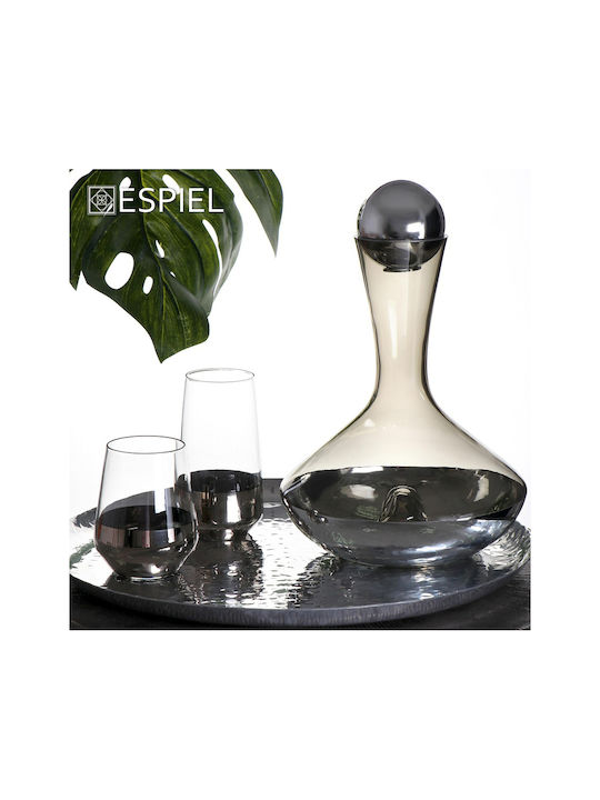 Espiel Allegra Set of Glasses Whiskey made of Glass in Bronze Color 425ml 6pcs