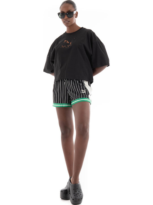 Classics Women's Athletic T-shirt Animal Print Black