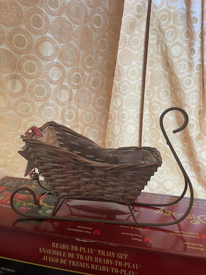 Weihnachtskorb Schlitten