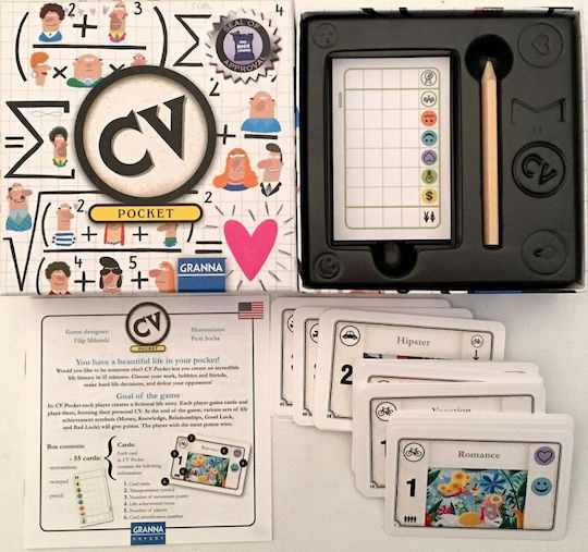 Joc de Societate CV Pocket pentru 2-4 Jucători 10+ Ani (EN) Lex Games