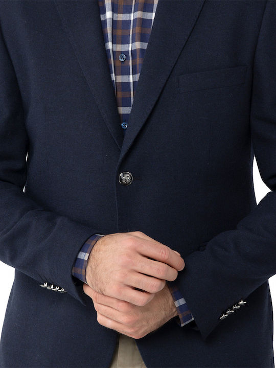 Dobby Sacou bărbați cu croială normală Dark Blue