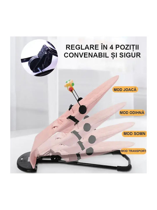 Leagăn Electric Pentru Bebeluşi Roz