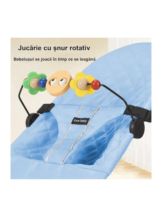 Electric Baby Relax Swing with Vibration Blue