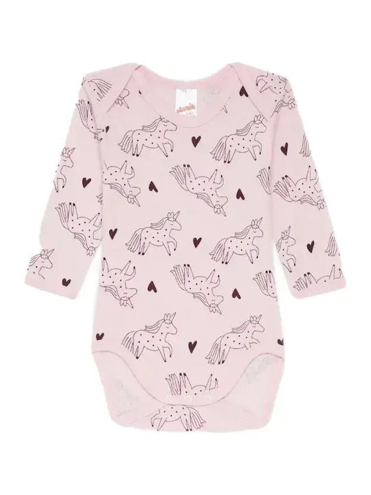 Minerva Unicorns Kurzärmelig White-pink 3Stück