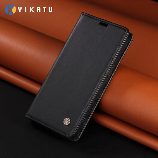 Yikatu Book Δερματίνης / Σιλικόνης Μαύρο (Xiaomi 15T)