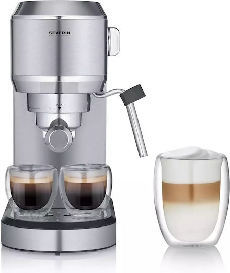 Severin Automatic Espresso Machine 1350W Pressure 20bar Silver KA 5997