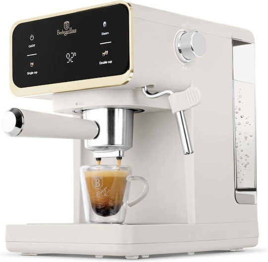 Berlinger Haus Μηχανή Espresso 950W Πίεσης 20bar Γκρι BH-9847