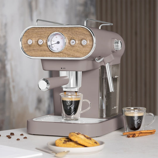 Berlinger Haus Espressomaschine 950W Druck 20bar Braun BH-9856