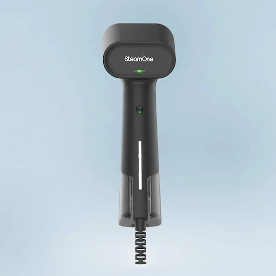 SteamOne Ατμοκαθαριστής Ρούχων Χειρός 2000W με Δοχείο 75ml Μαύρος