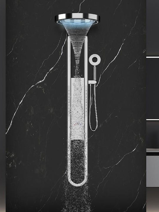 Inter Ceramic Στήλη Υδρομασάζ 155.5cm Γκρι Inter Ceramic Στήλη Υδρομασάζ 155.5cm Γκρι