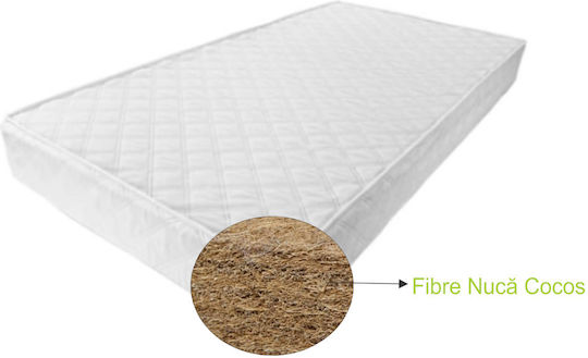 Smartic Saltea Pentru Patut cu Nucă de cocos & Latex 70cmx140cmx8cm