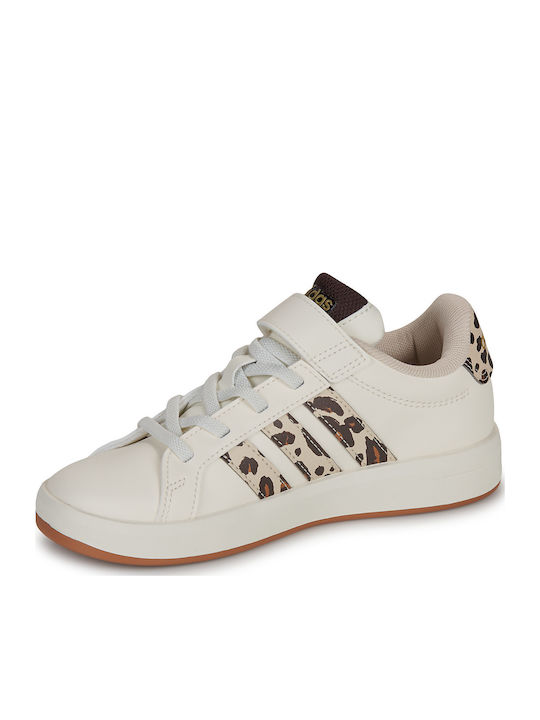 Grand Court Kinder Sneaker mit Bügel- und Schleifenverschluss Weiß